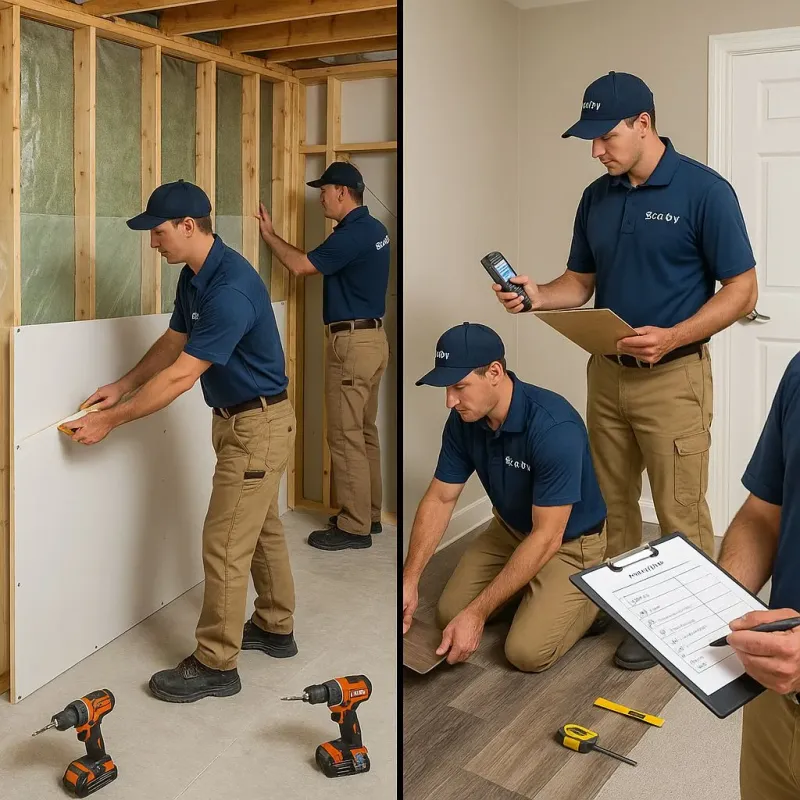 Repairs and Reconstruction process in South Connellsville, PA