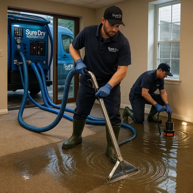 Water Extraction and Removal process in South Connellsville, PA